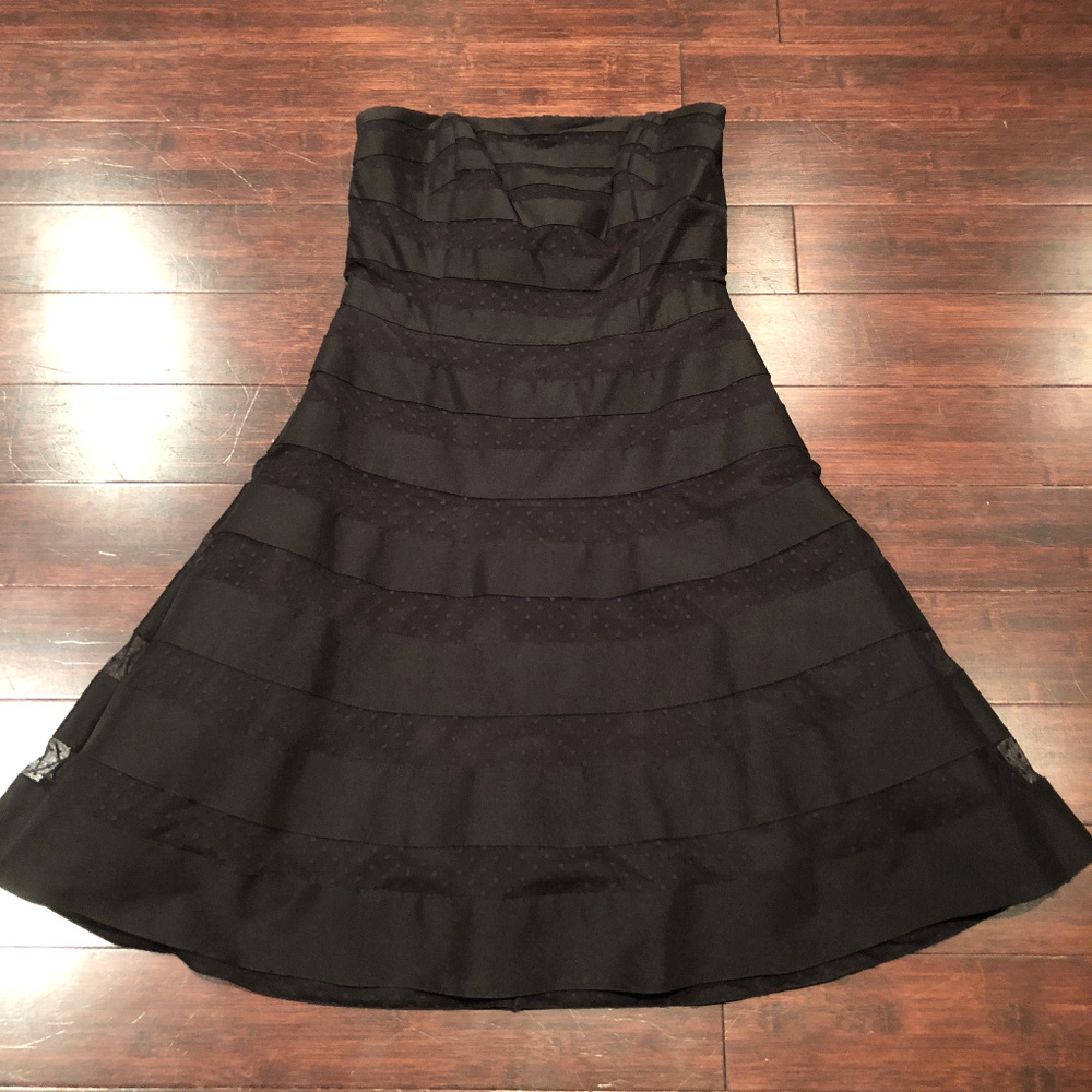 White House Black Market Strapless Dress